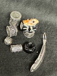 Rain Forest Dreadlock Jewelery Set-Raw Roots