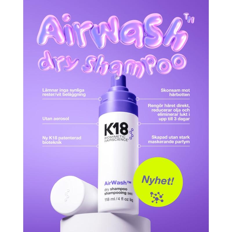 Air Wash Dry shampoo - K18