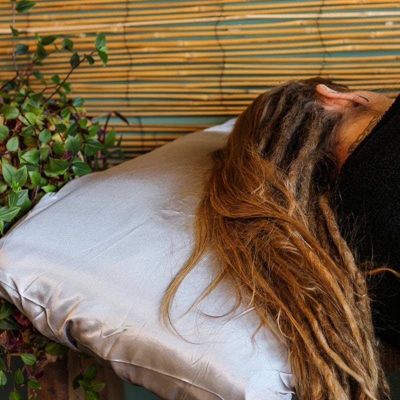 Satin Pillow Case Cover- Raw Roots