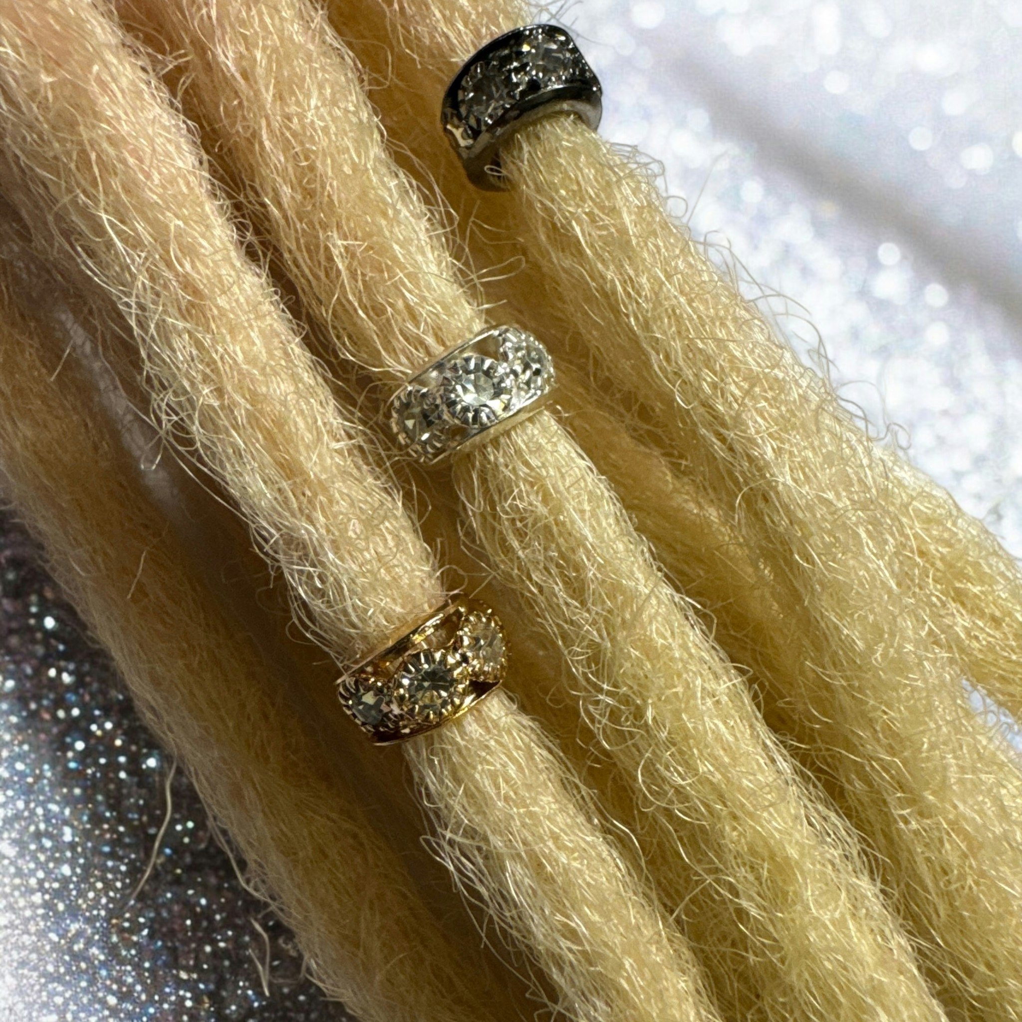 Strass Mix Pärlor för dreads!