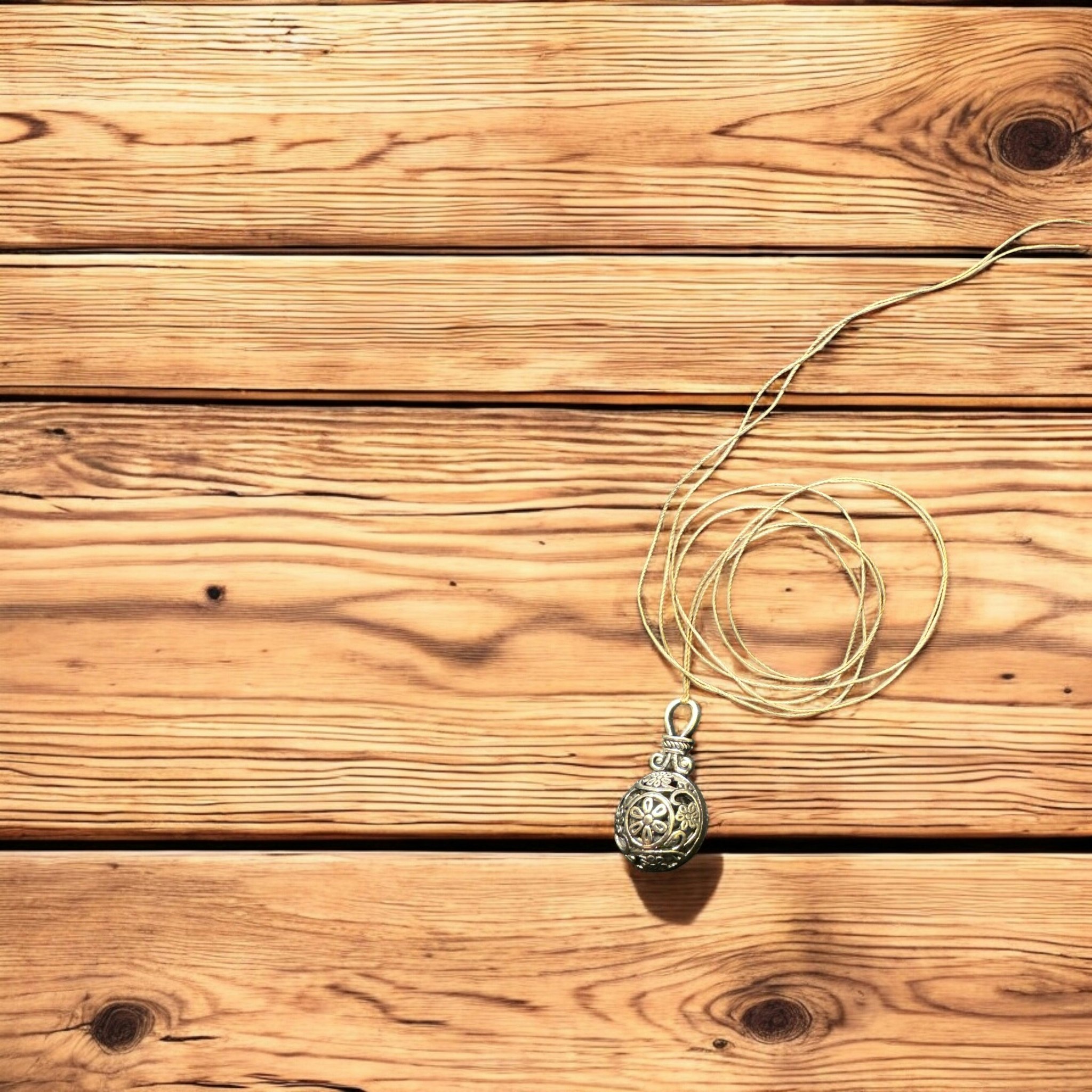 Silverlegerad Rundformig Pendant