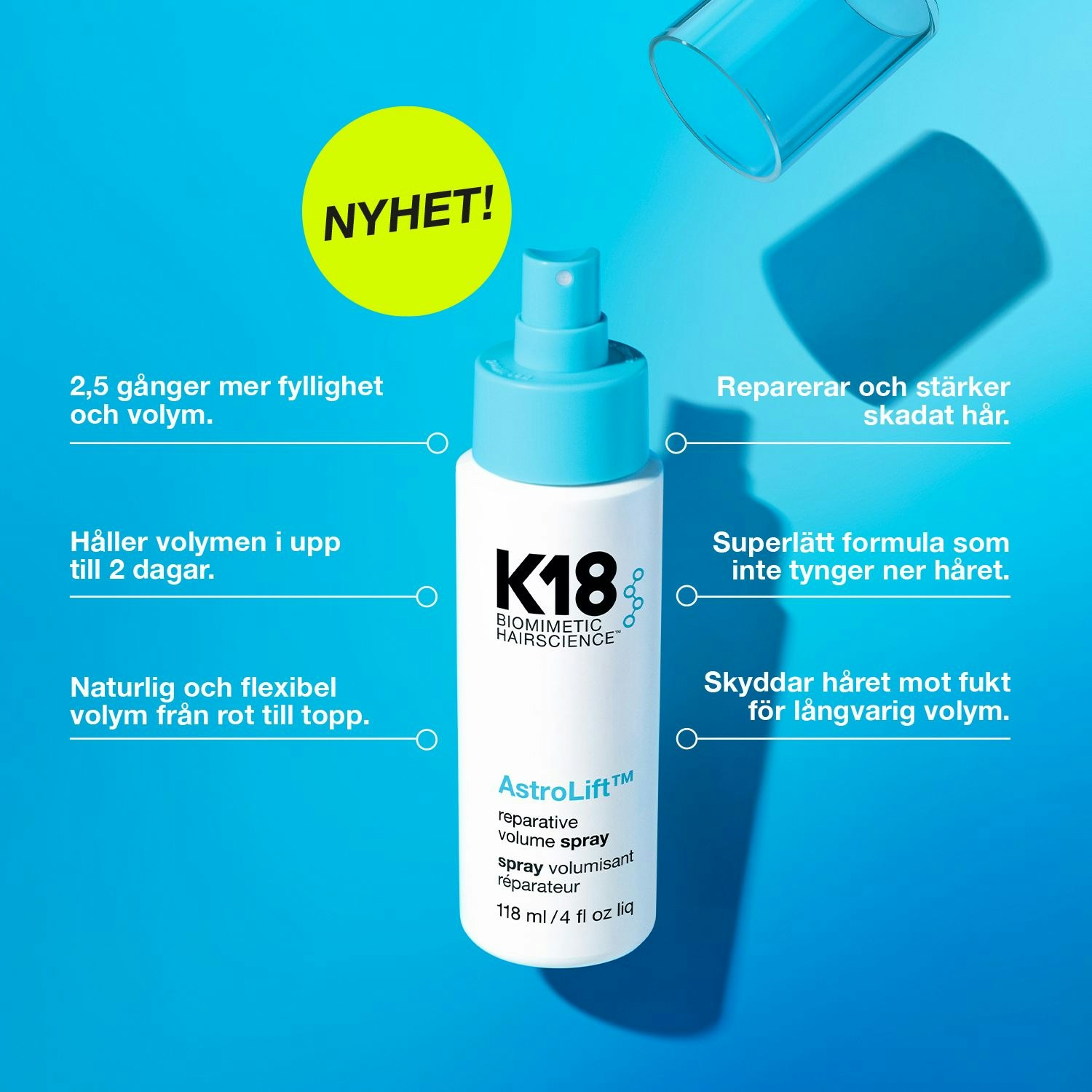 AstroLift Reperative Volume spray - K18