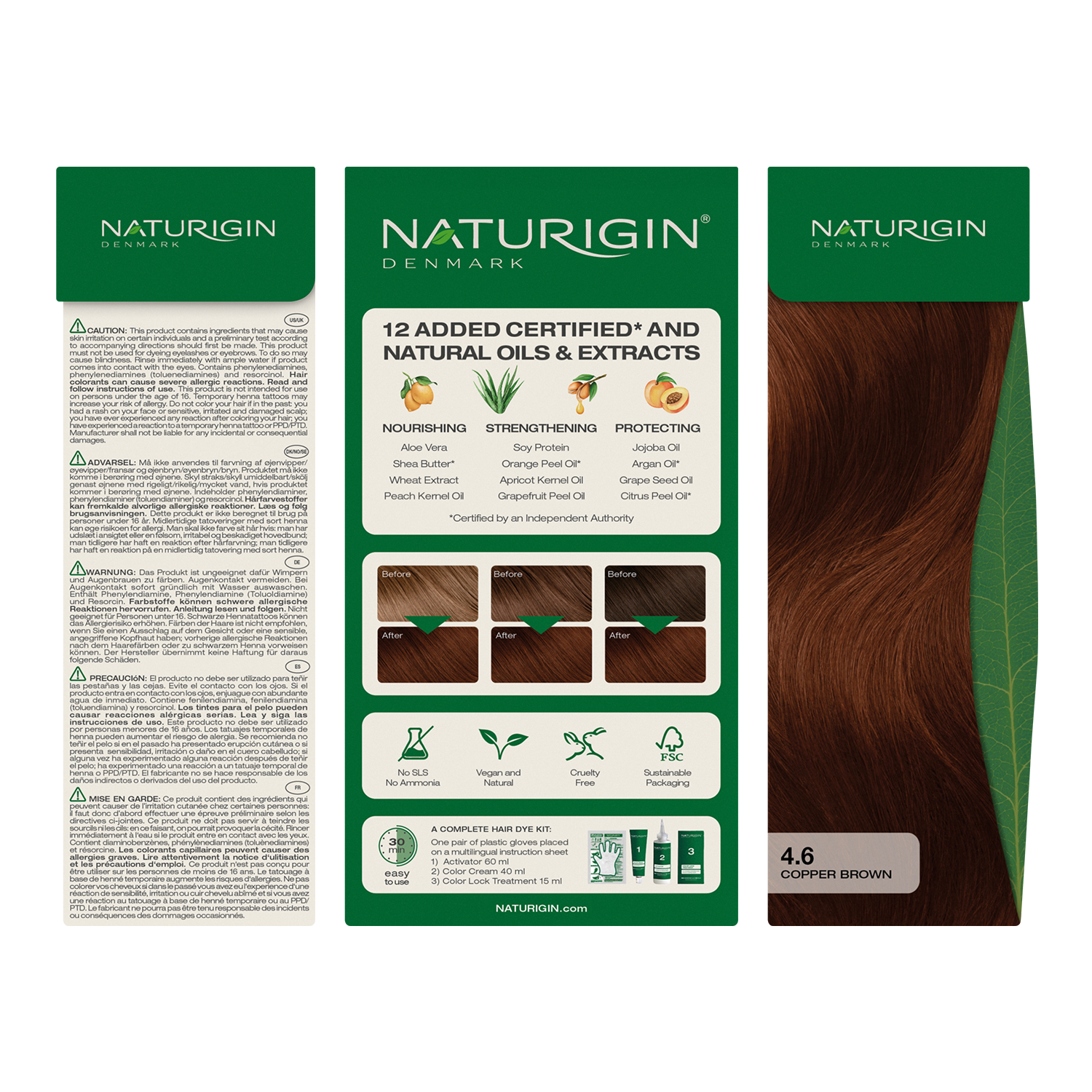 Copper Brown 4.6 - Naturigin