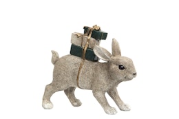 Kanin med julklappar