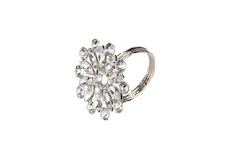 Servettring Claudia Silver