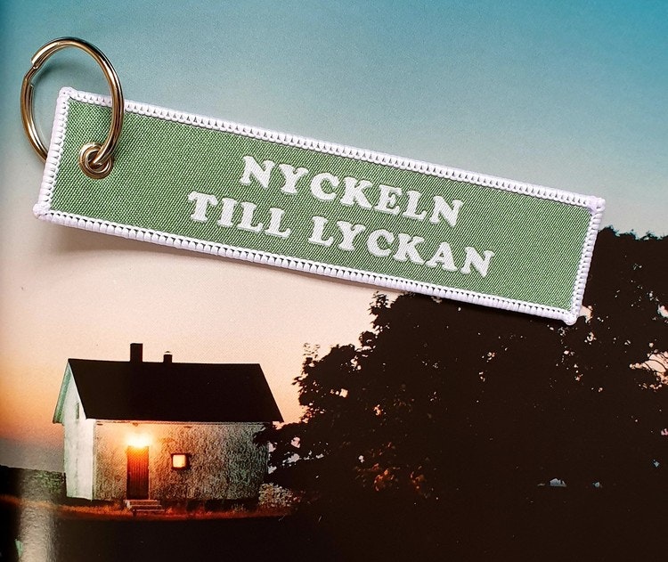 Nyckeln till lyckan  Nyckelring/tag