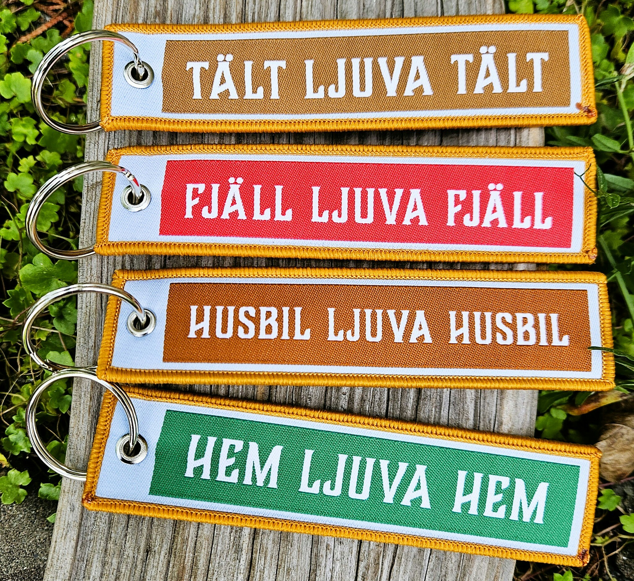 Tält ljuva tält Nyckelring/Tag