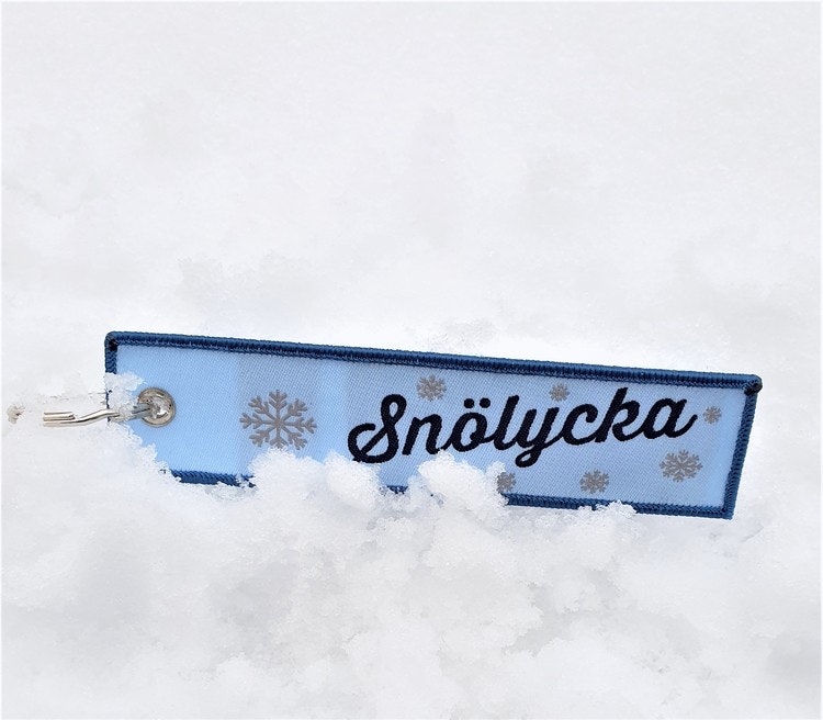 SNÖLYCKA -  Nyckelring/tag