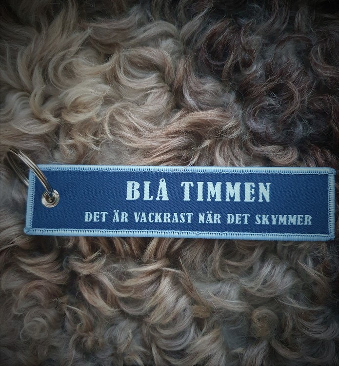 Blå timmen  -  Nyckelring/tag