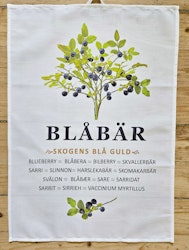 Handduk - Blåbär