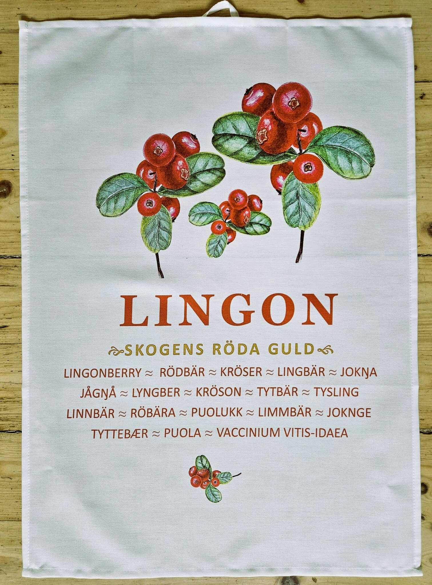 Handduk - Lingon