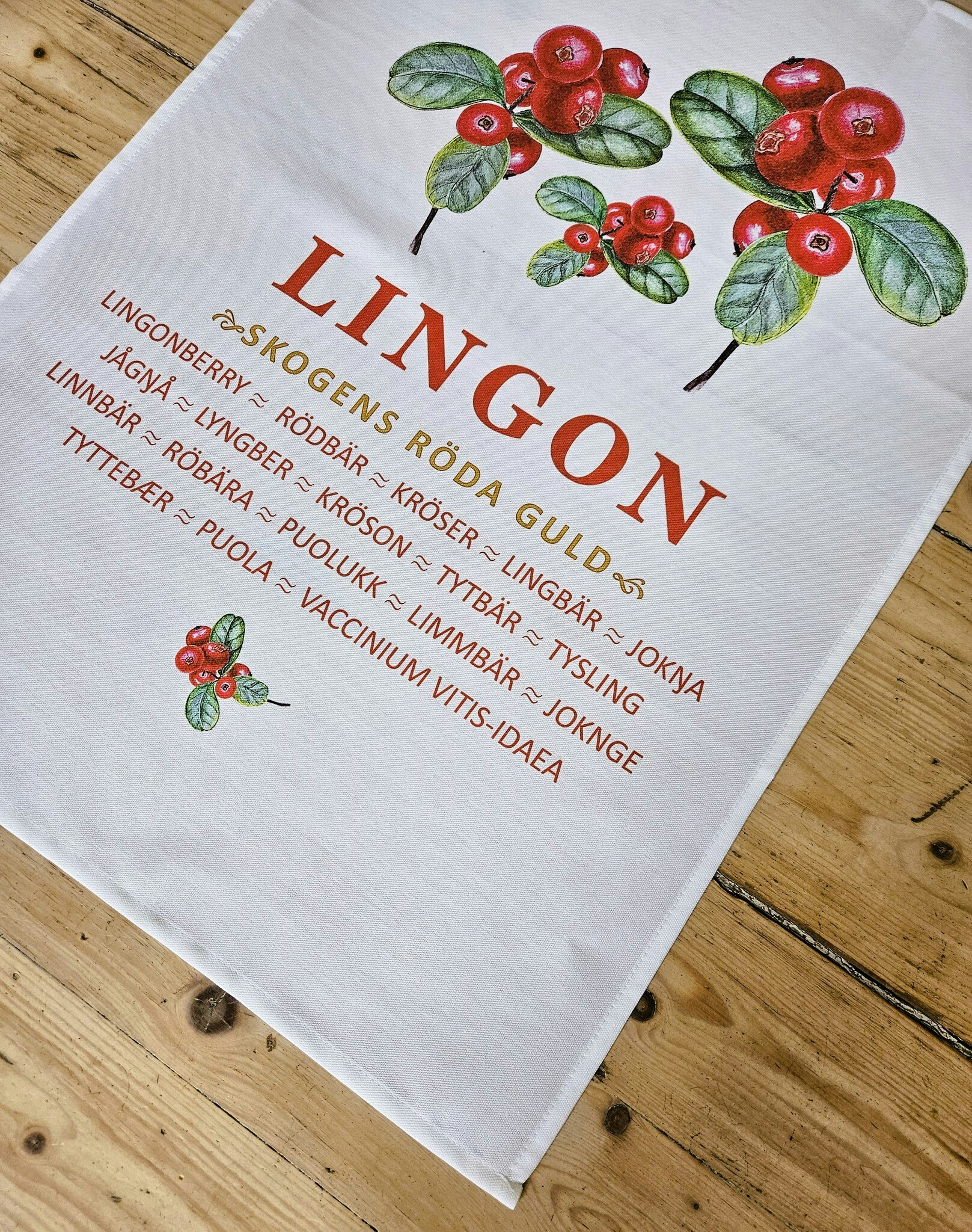 Handduk - Lingon