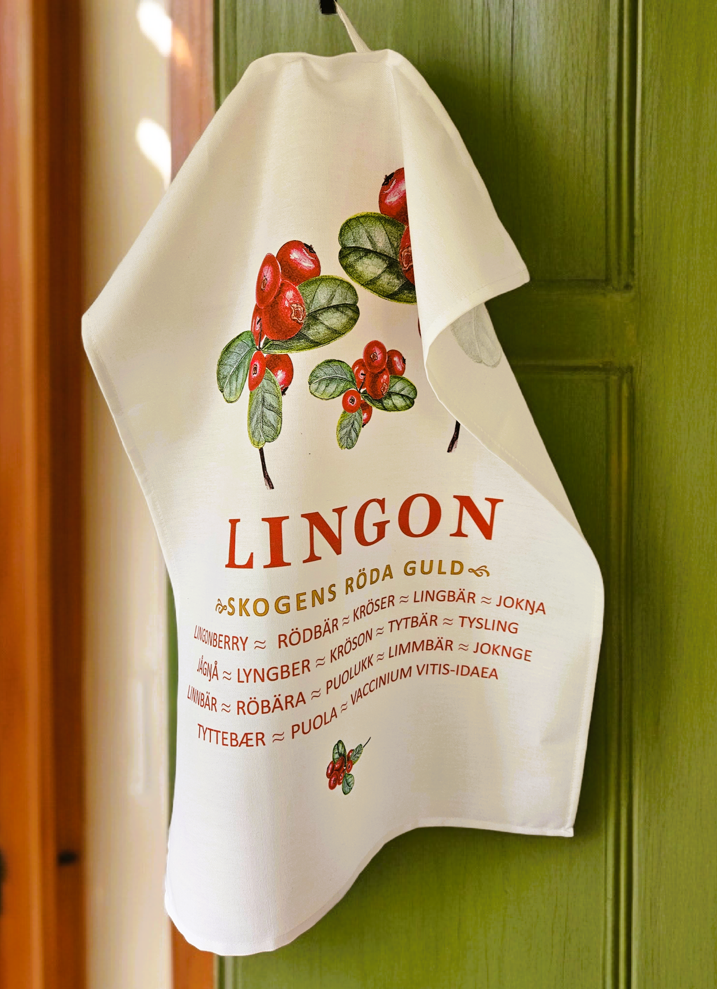 Handduk - Lingon