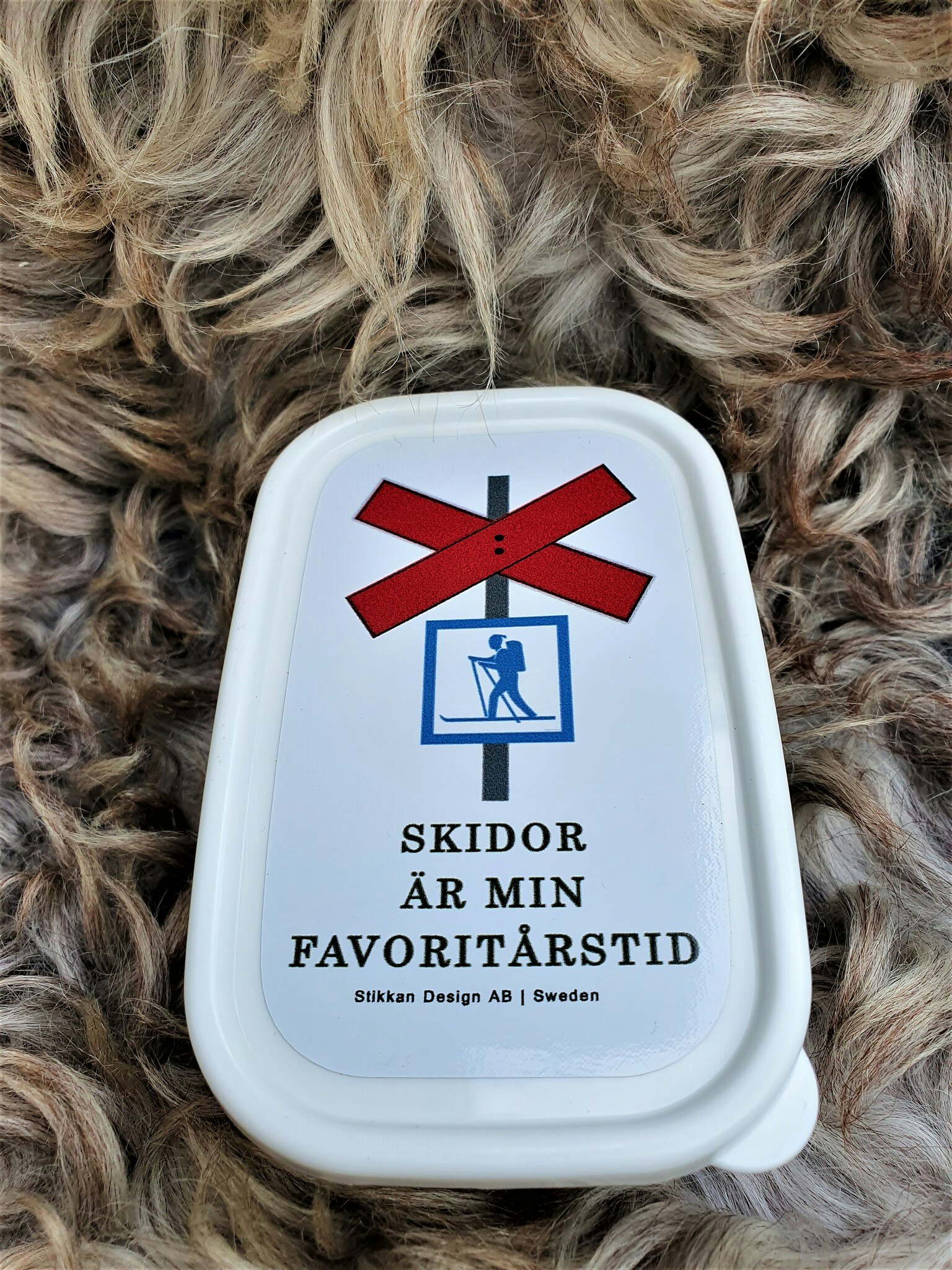 Mellislåda - Skidor är min favoritårstid