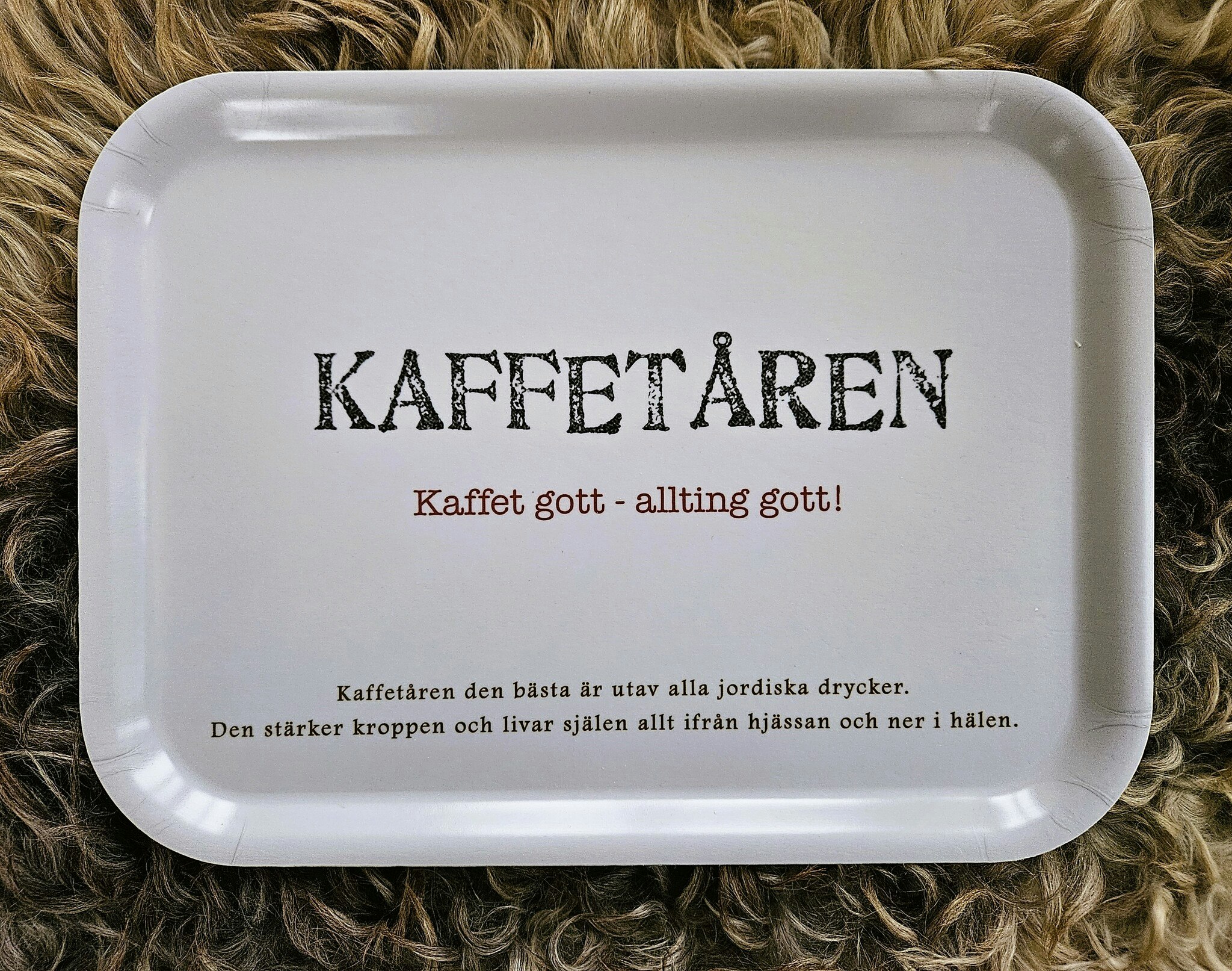 Kaffetåren - Bricka