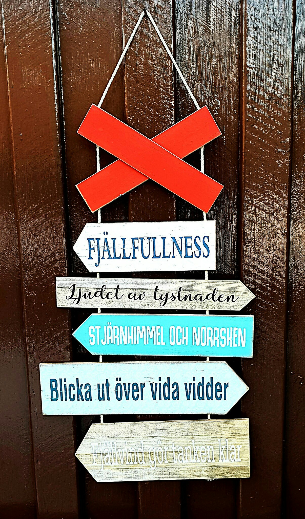 Ledkryss skylt