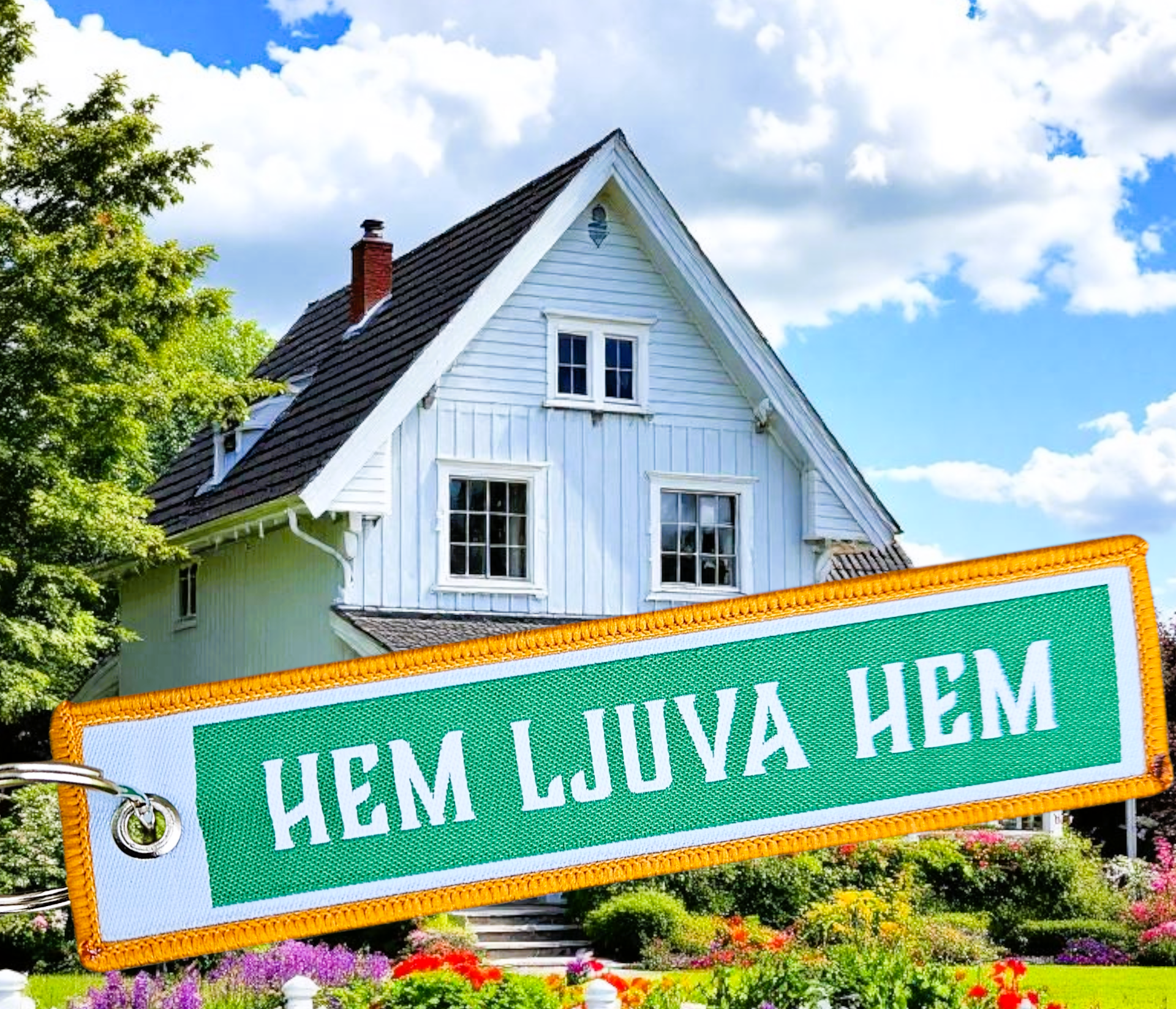 Hem ljuva hem Nyckelring/Tag