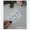 DIY Gulleprutta, 3-pack transparenta klistermärken