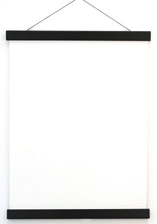 Affischlist / Posterhängare, 31 cm, Svart