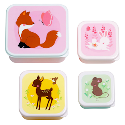 Lunch & snack box set - Forest Friends