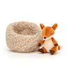 Gosedjur Räv med lya, (Hibernating Fox Jellycat)