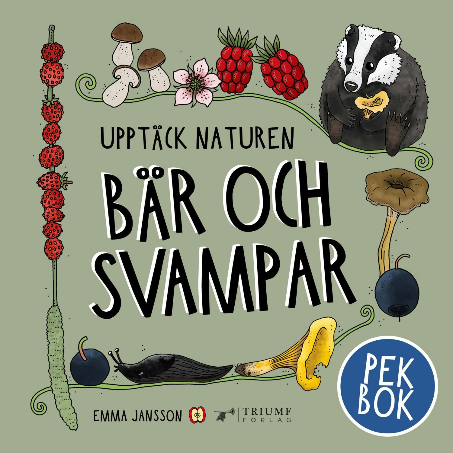 pekbok, barnbok, pekbok svampar, barnbok svampar, barnbok skog