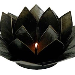 Ljuslykta, Lotusblomma för värmeljus, svart