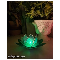 Ljuslykta, Lotusblomma för värmeljus, grön,