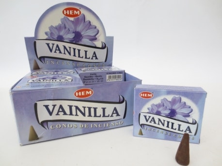 Rökelse, Koner Hem Vanilla box, Rökelsekoner