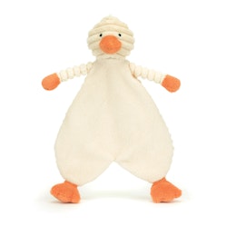Snuttefilt, Ankunge Jellycat - Cordy Roy Baby Duckling Comforter