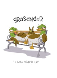 POSTER, Gräsänder "I goda vänners lag" (Den Alternativa Djurparken)