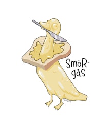 MUGG: SMÖRGÅS m kniv (Den Alternativa Djurparken)