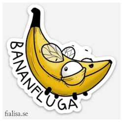 KYLSKÅPSMAGNET BANANFLUGA (Den Alternativa Djurparken)