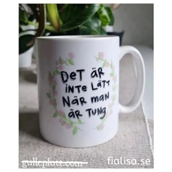 MUGG: Det är inte lätt när man är tung