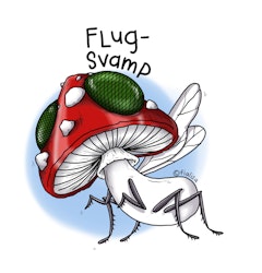 KYLSKÅPSMAGNET: Flugsvamp (Den Alternativa Djurparken)
