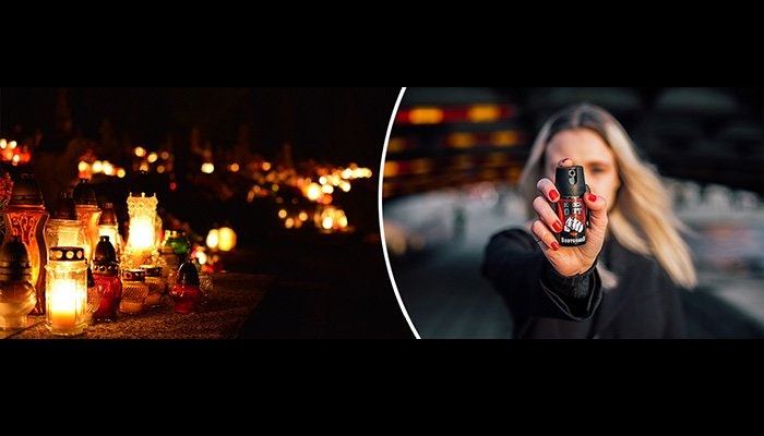 Sandra överfölls på kyrkogården: “utan sprayen hade jag kanske inte varit vid liv I dag”