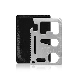 Credit Card Multitool - 11 Funktioner i rostfritt stål