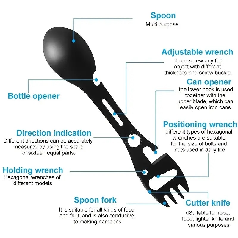 10-i-1 Multifunktionell Spork