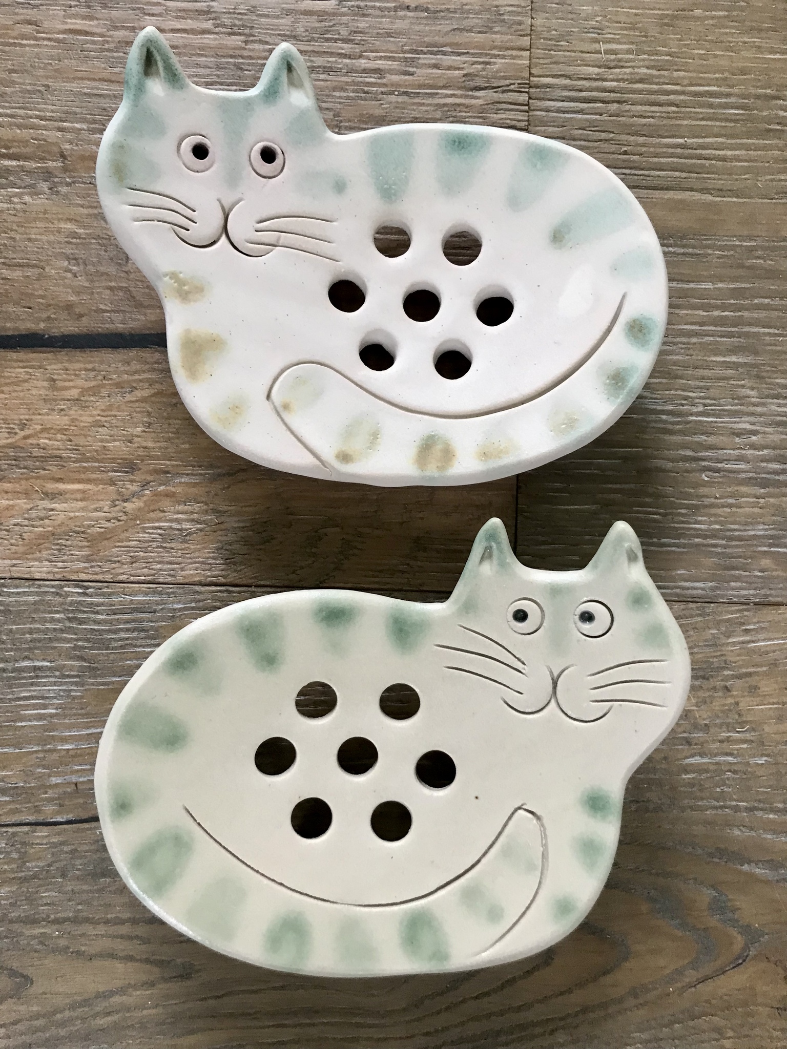 Tvålfat Katt / Grönrandig