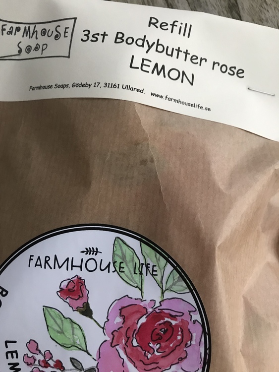 3st Refil Farmhouse Life  Kropps Smör / Body Butter Lemon