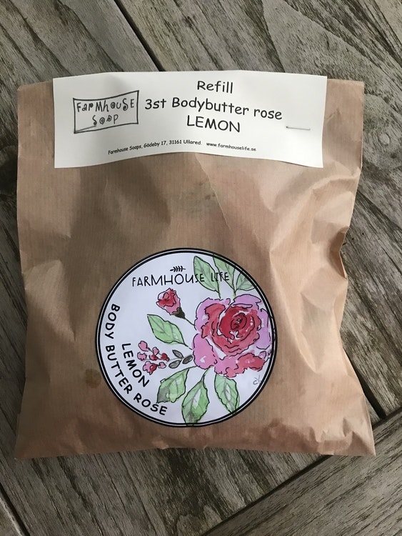 3st Refil Farmhouse Life  Kropps Smör / Body Butter Lemon