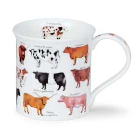 Dunoon Animal breeds mugg / Cow