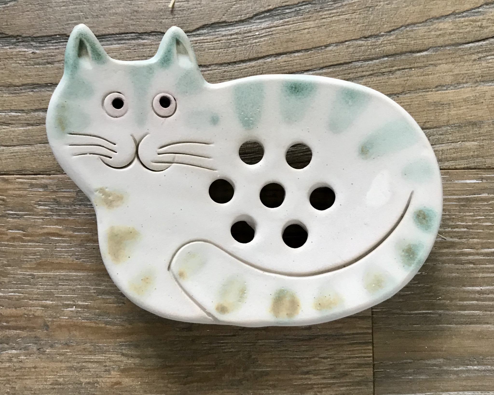 Tvålfat Katt / Grönrandig