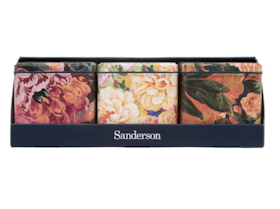 Sanderson plåtburkar 3st / Very Rose & Peony