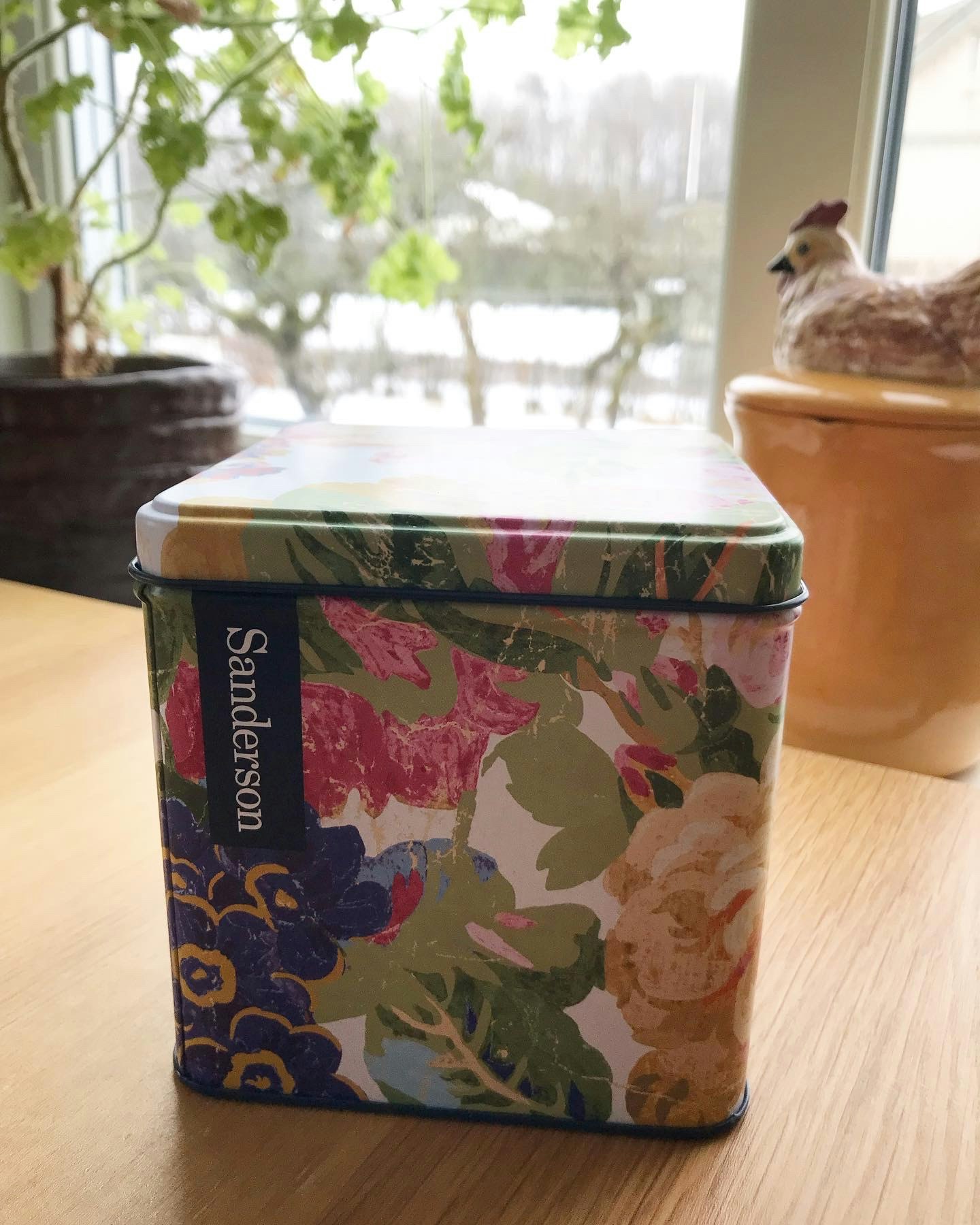 Sanderson plåtburk / Very Rose & Peony