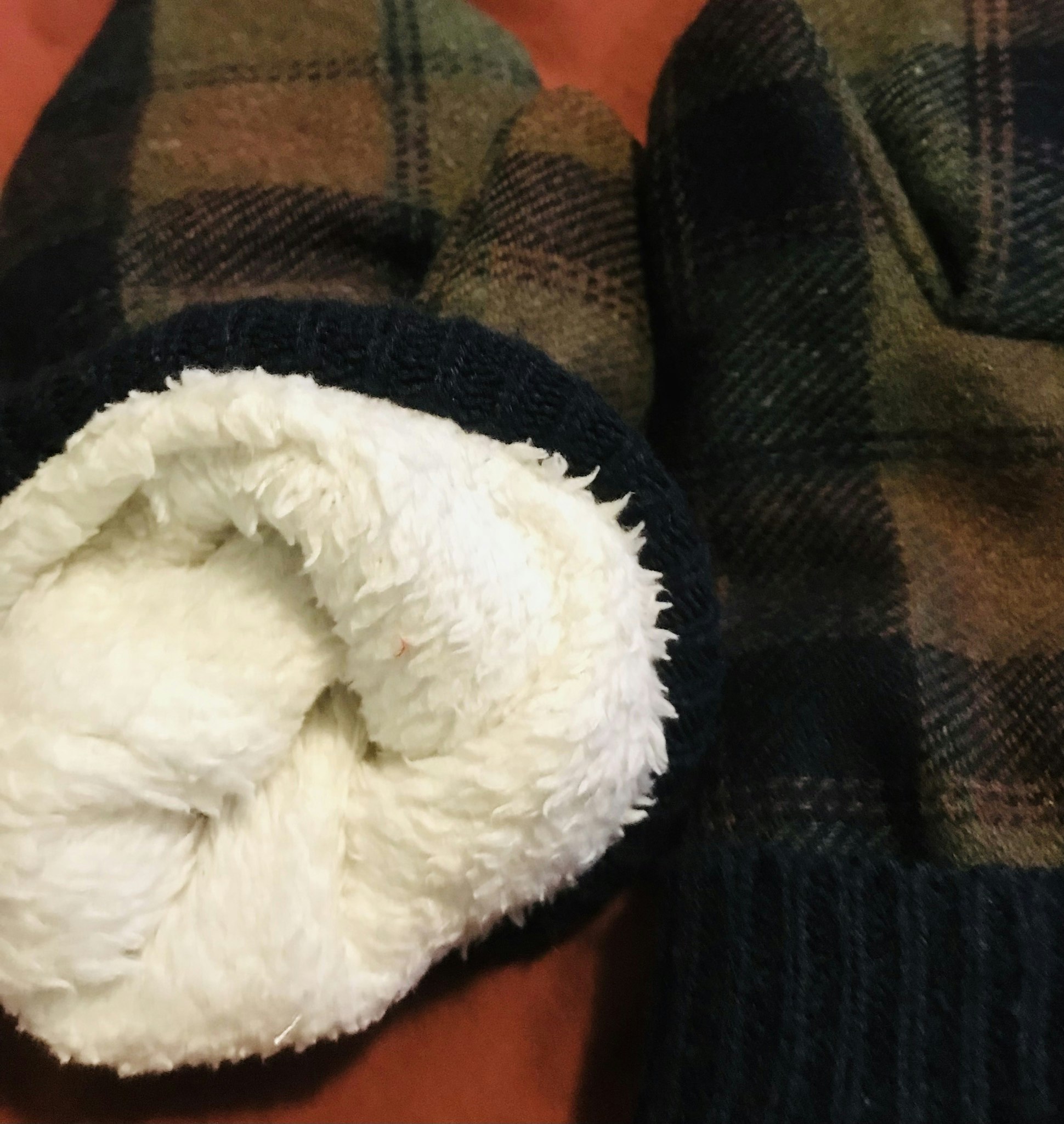 Återbruks vantar / Fairisle, Tweed.