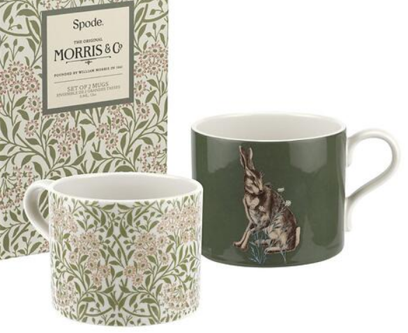 Morris & Co mugg, forest hare