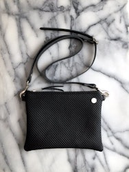 VIP Shoulder Bag - Black Perforated & Black