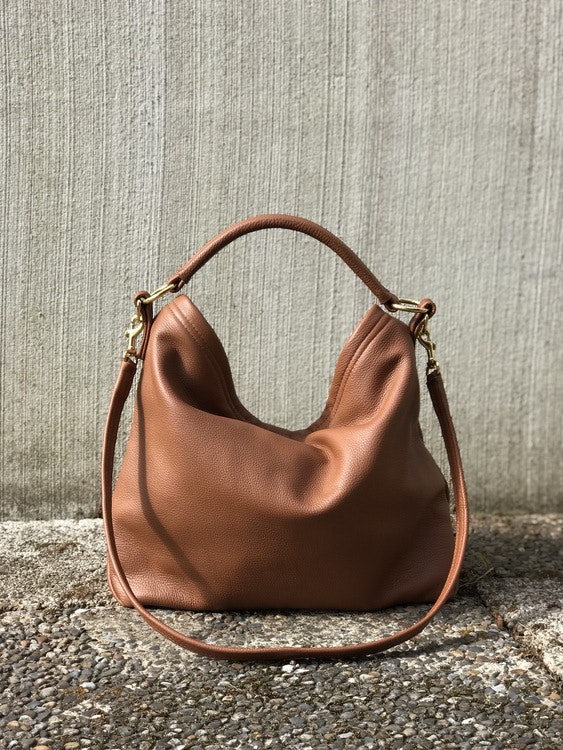 Original Leather Bag - Cognac - Sofia Agardtson Design.