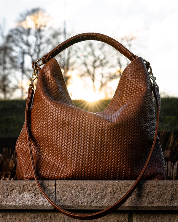 Original Leather Bag - Herringbone